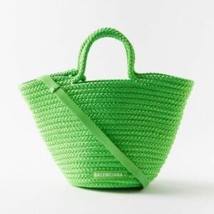 BALENCIAGA S Ibiza basket tote bag in Green